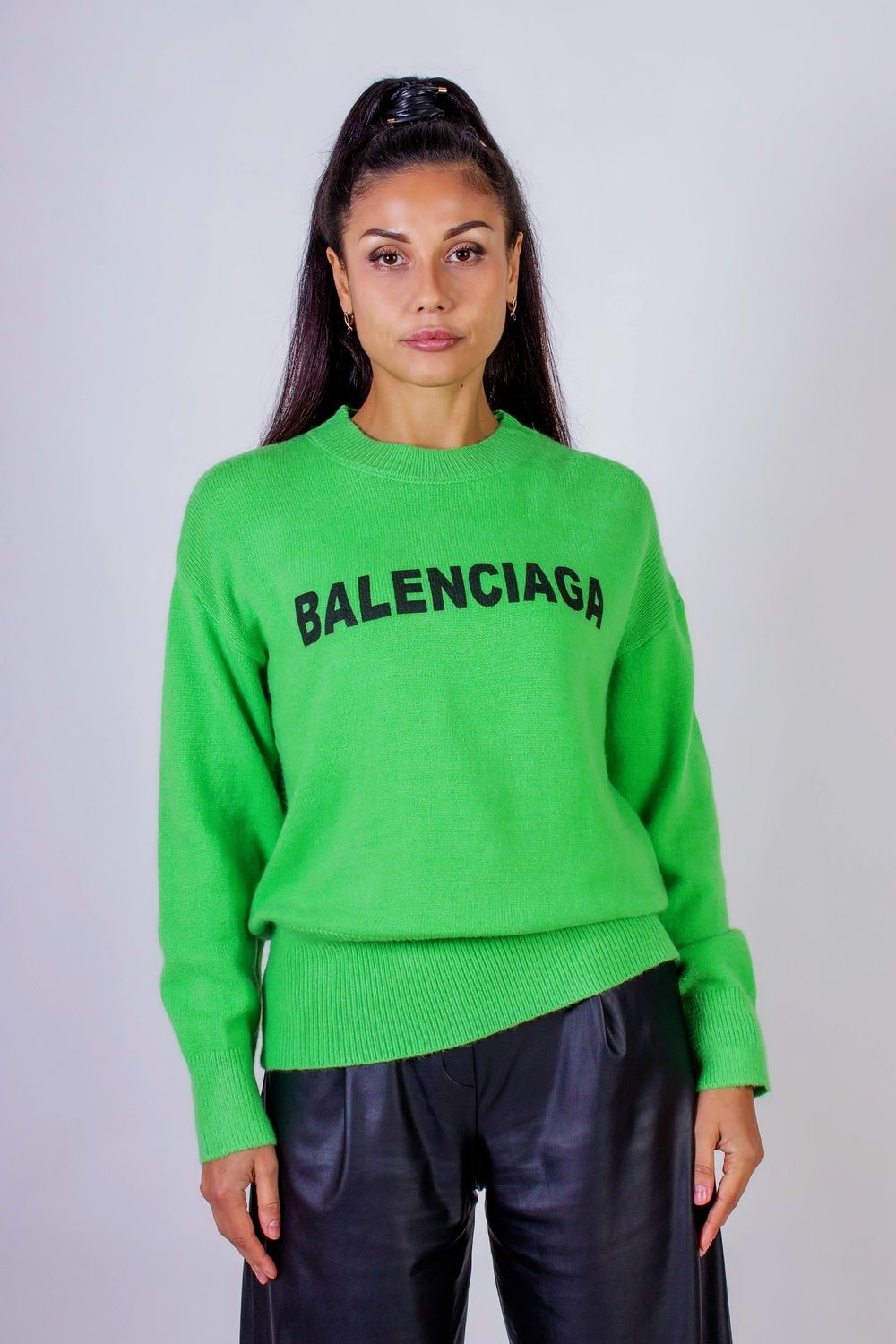 Теплая туника женская арт.1832 - зеленый