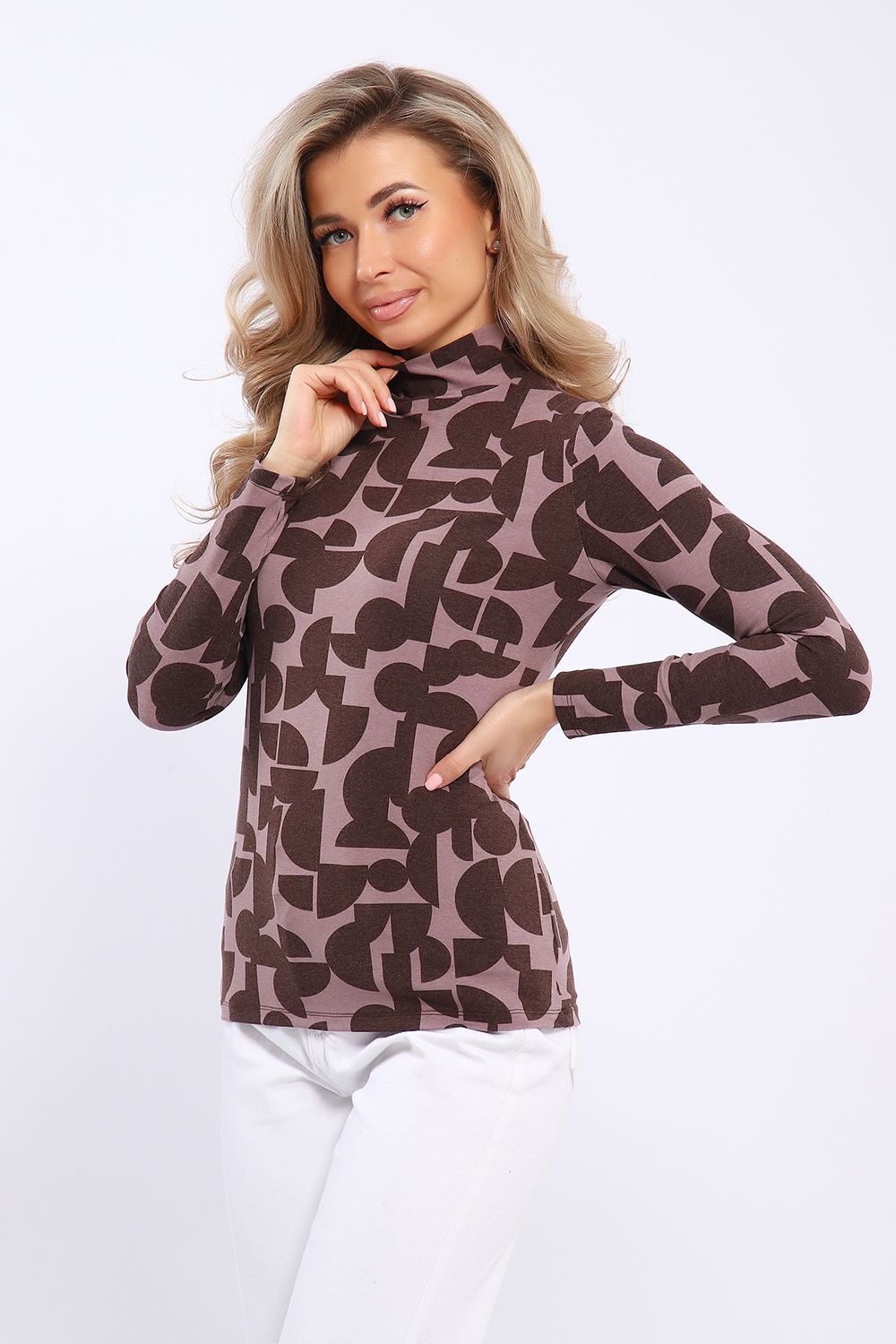 Водолазка 36871 - бежевый