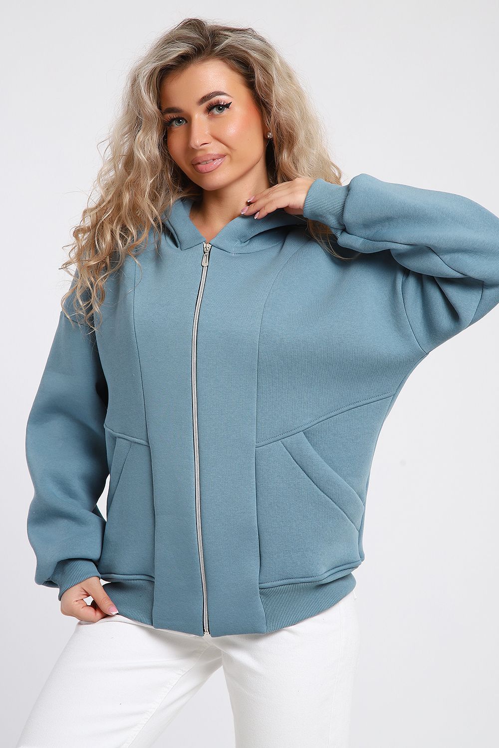 Толстовка 21050 - голубой