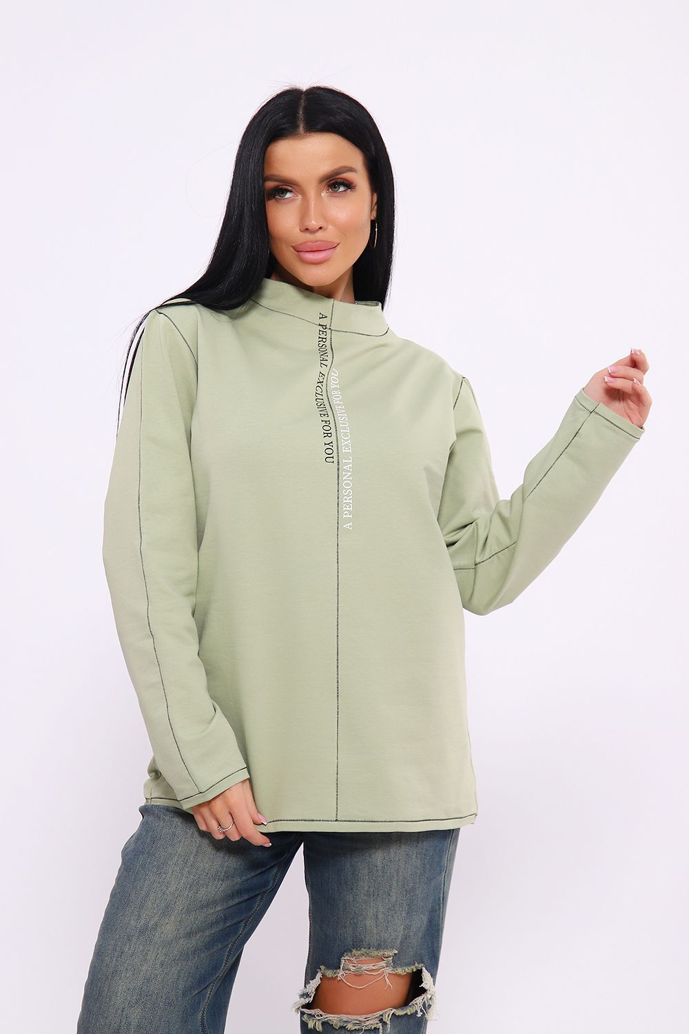 лонгслив 74327 - олива