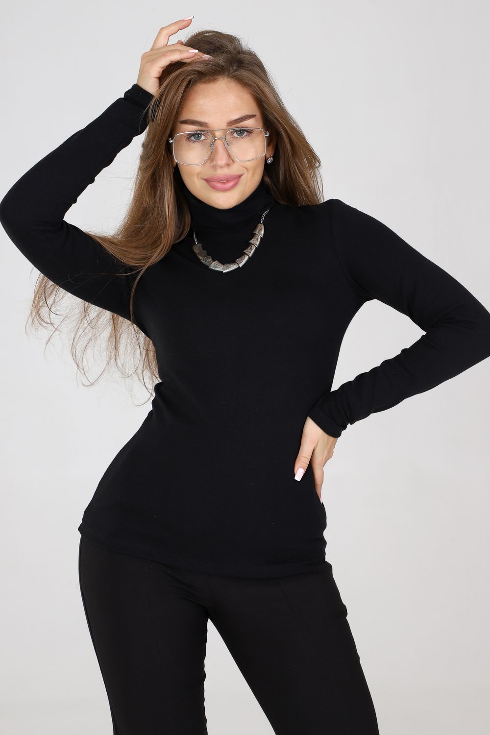 Водолазка 26005 - черный