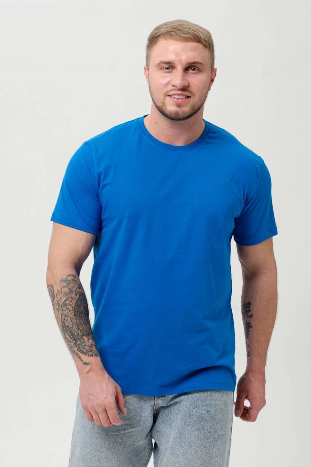 Футболка 8471/3 унисекс - бирюзовый