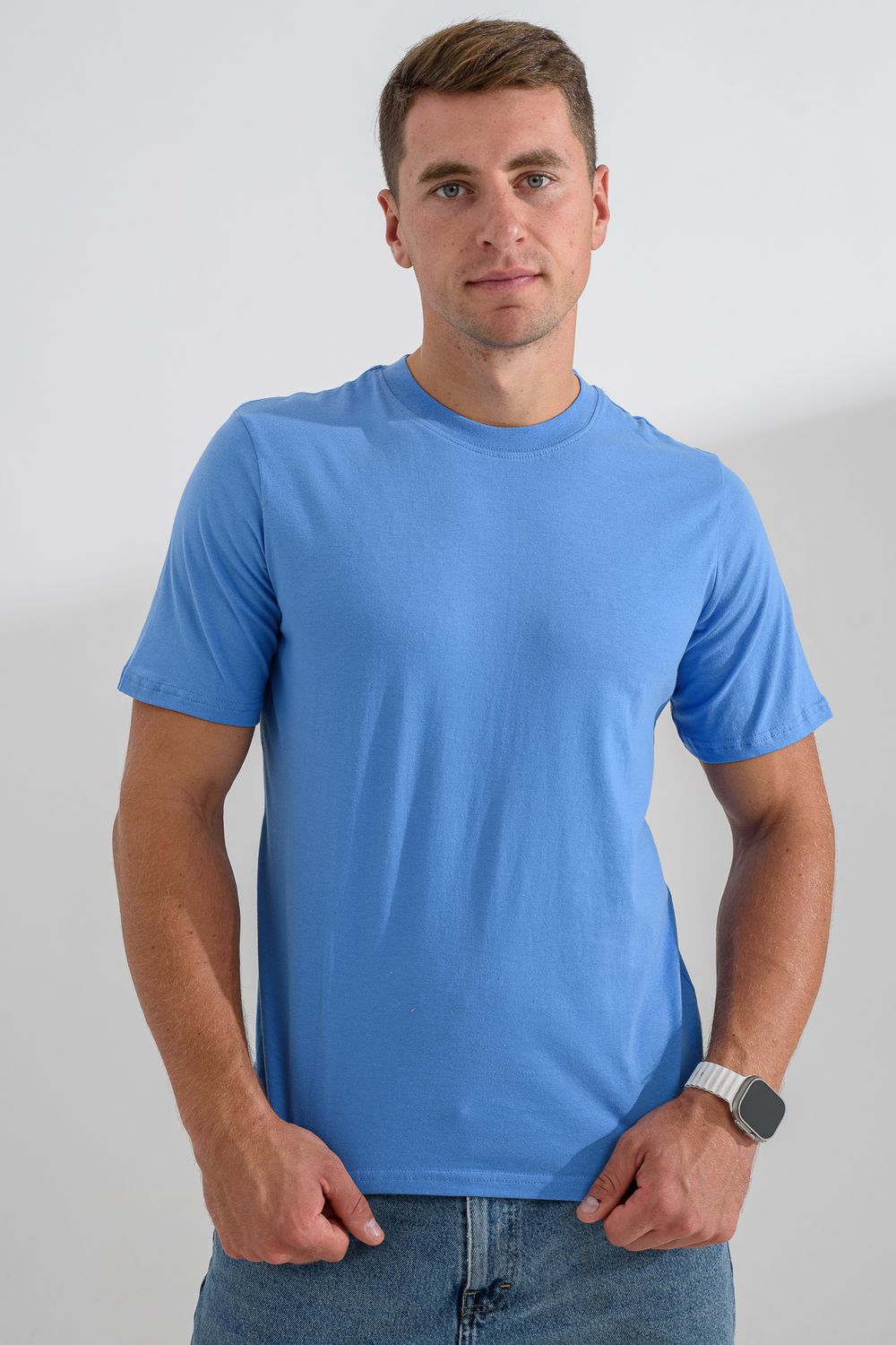 Футболка 8471/3 унисекс - голубой