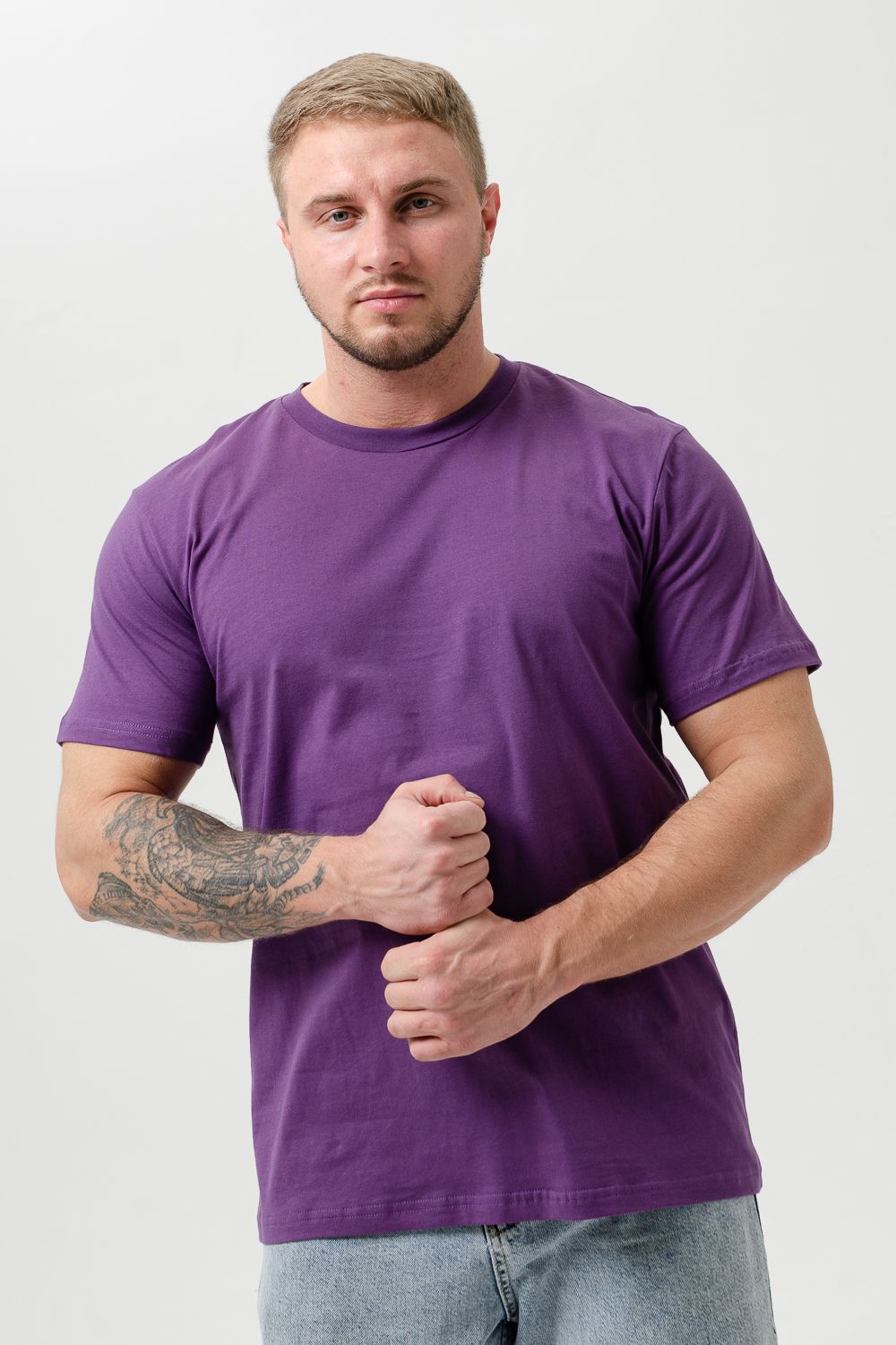 Футболка 8471/3 унисекс - слива