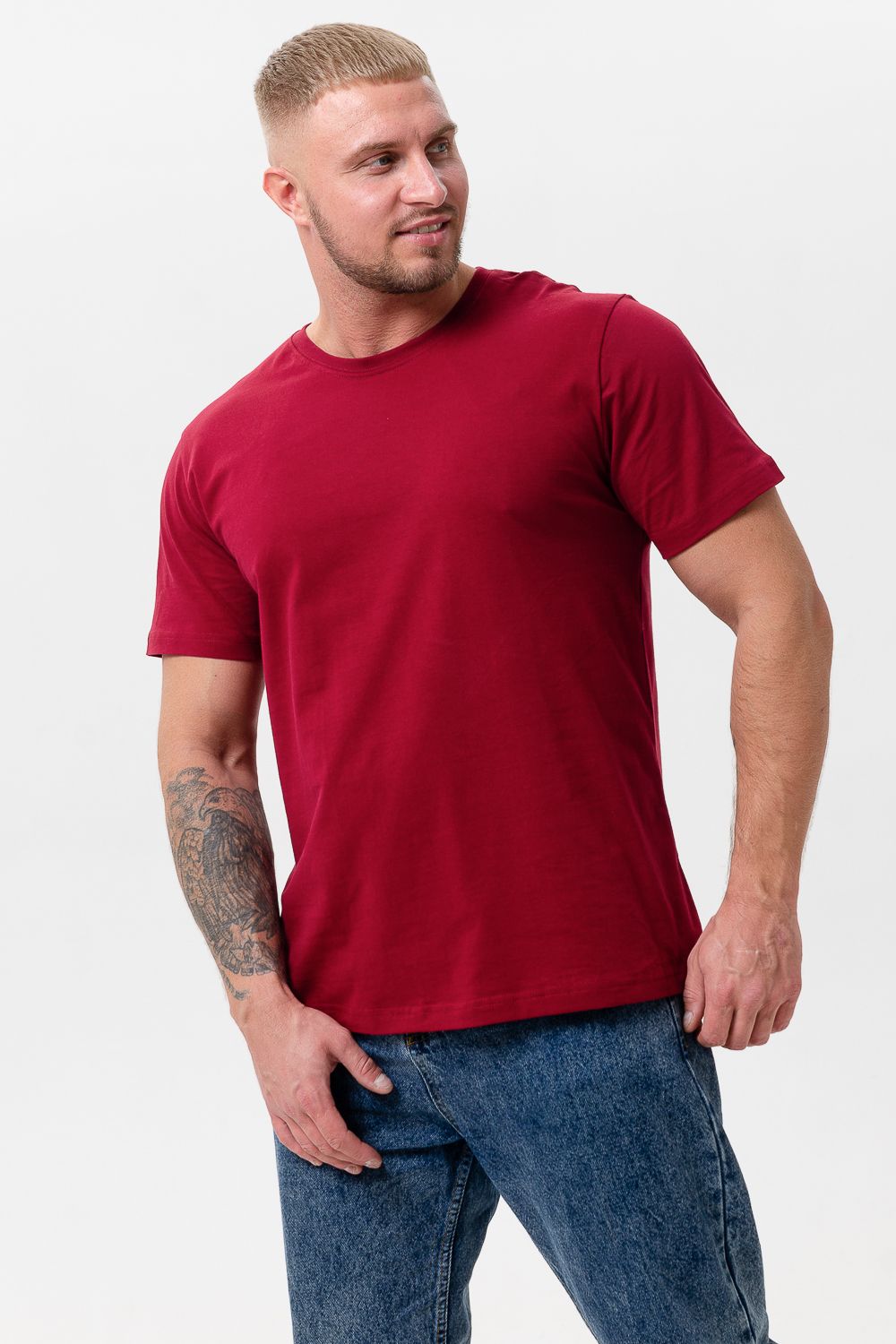 Футболка 8471/2 унисекс - бордо