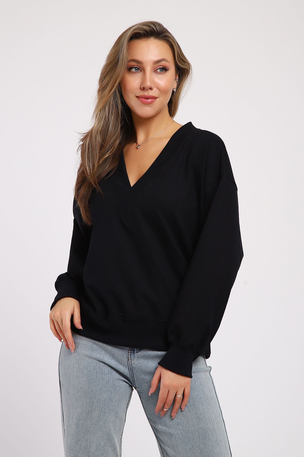 Свитшот 21064 - темно-синий