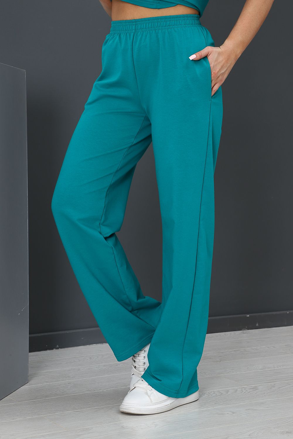 Брюки женские Б-01 - изумрудный