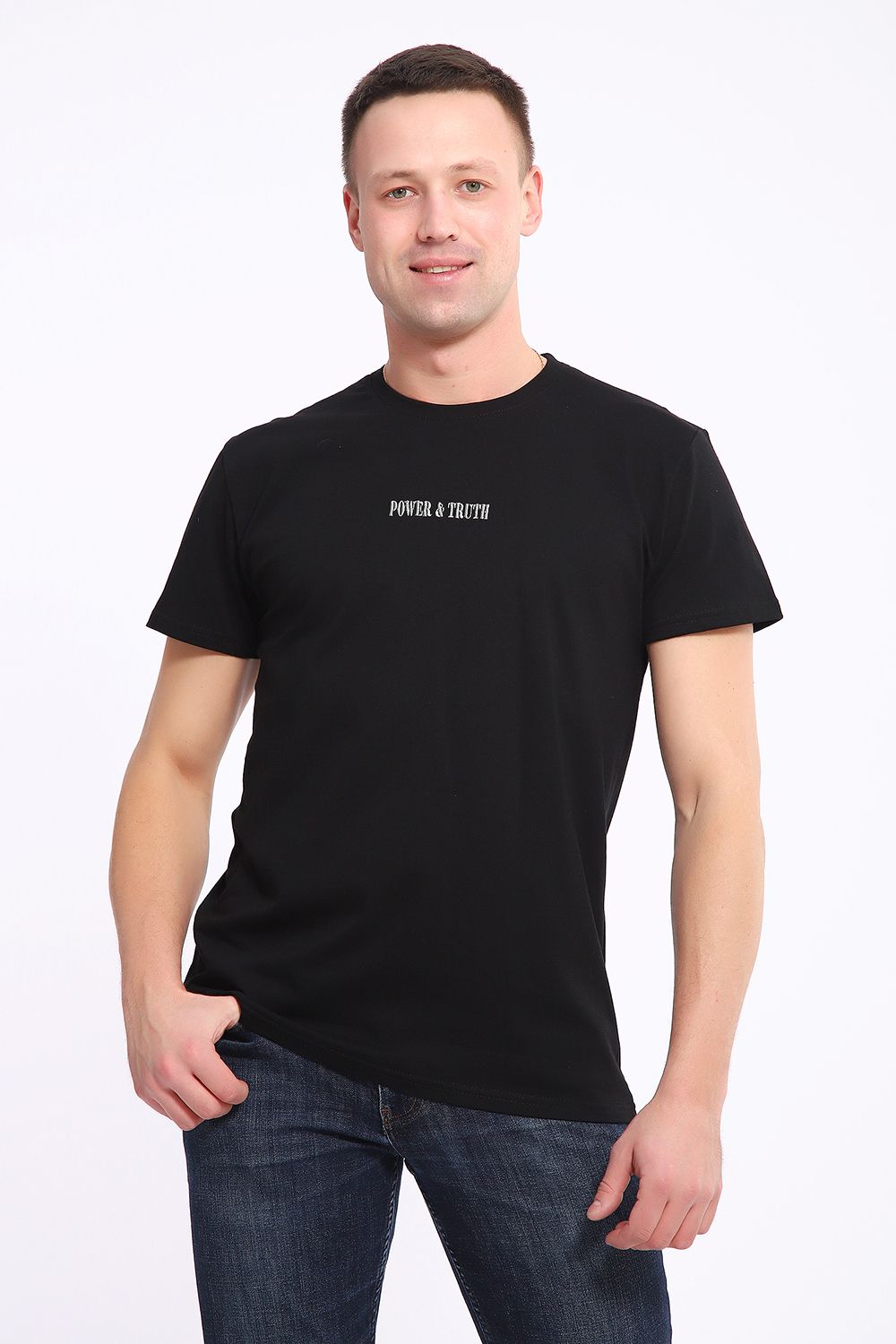 Футболка муж. 82078 - черный