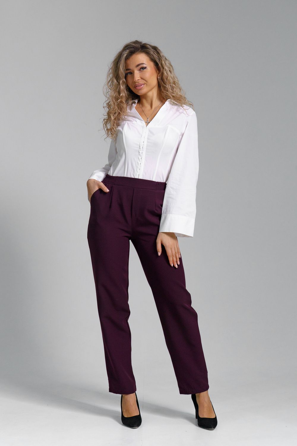 Брюки 53010 - бордо