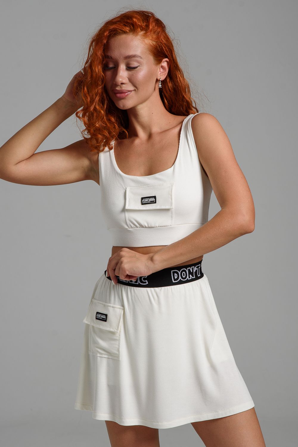 Топ 67132 - белый