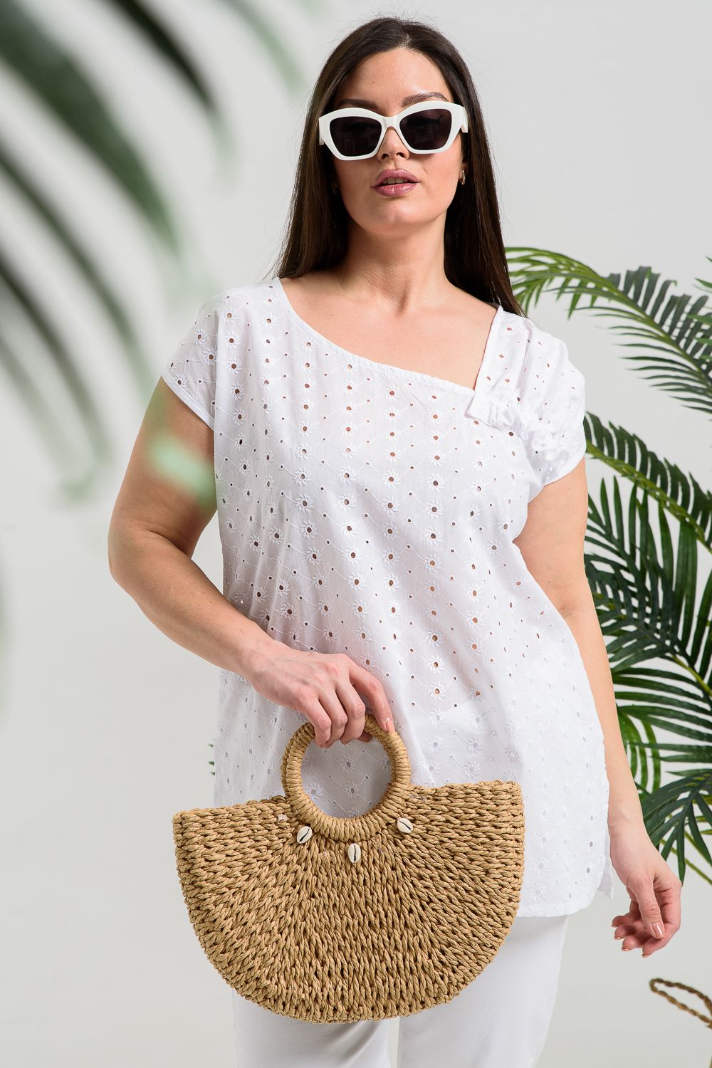 9261 Майка женская - белый