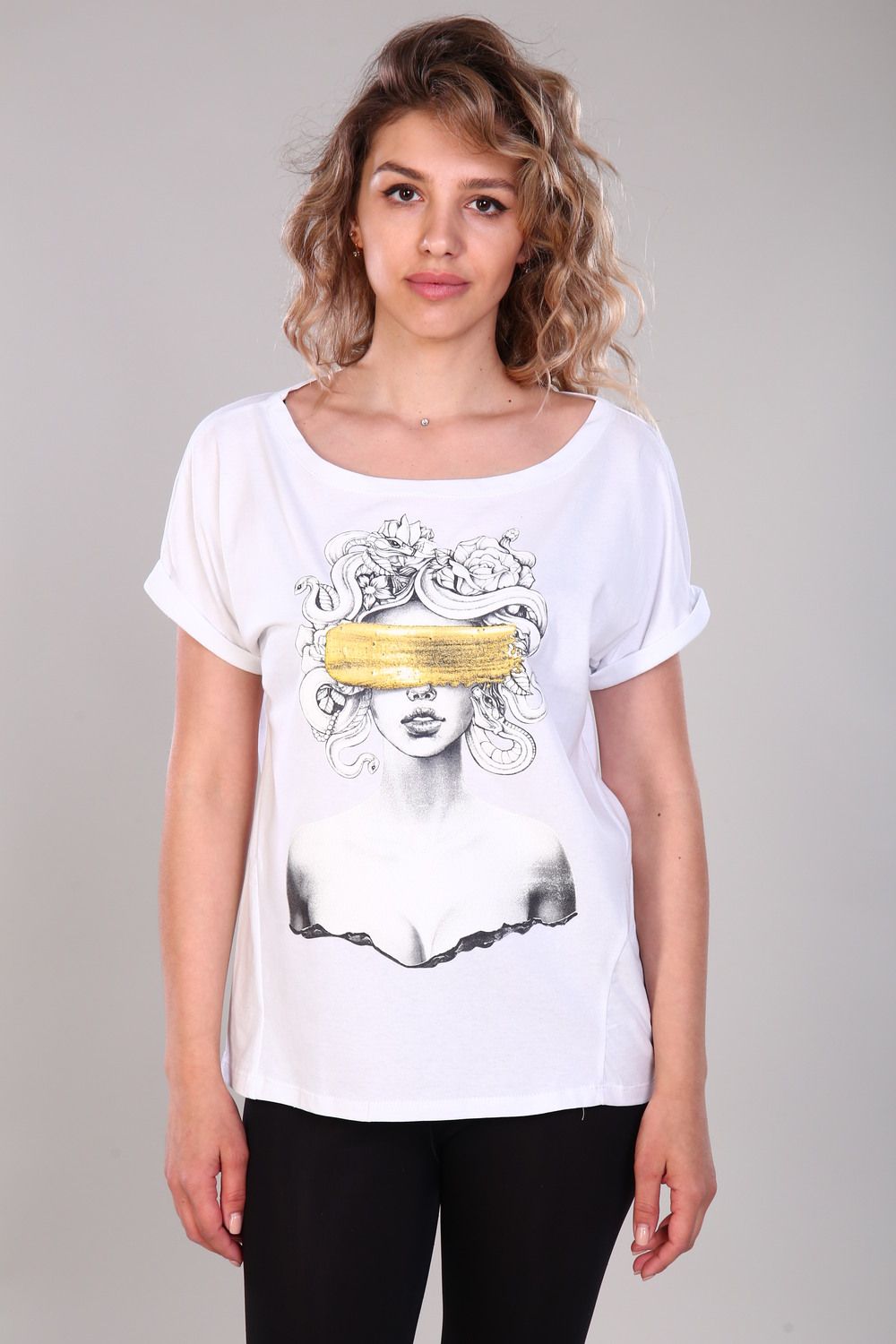 Футболка женская Ф - 13567 - белый