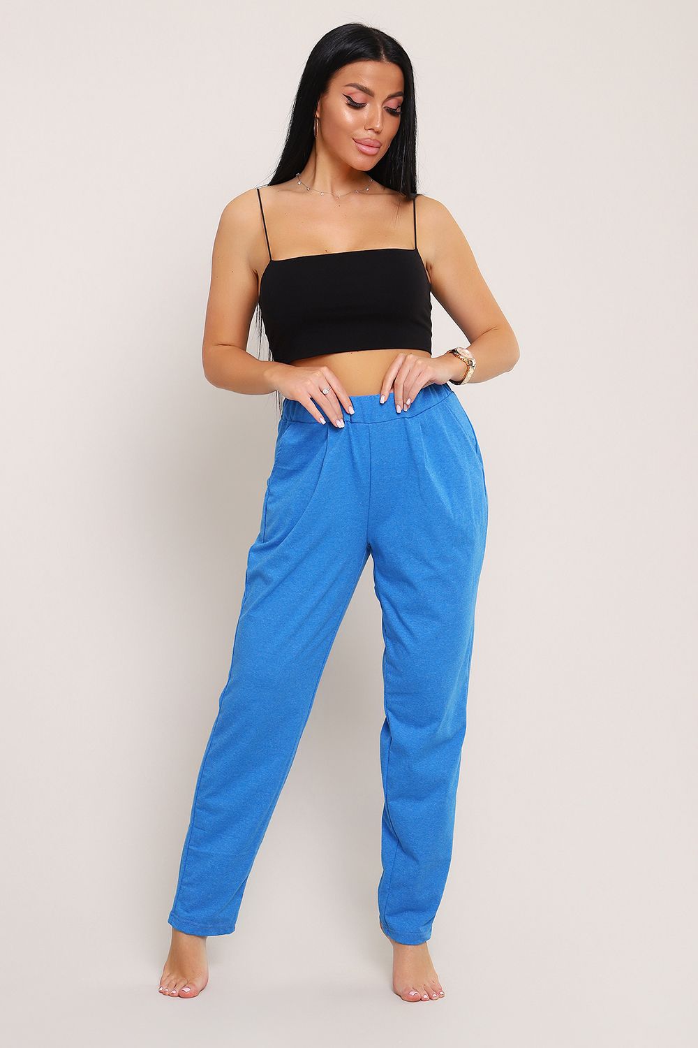 Брюки 80042 - синий