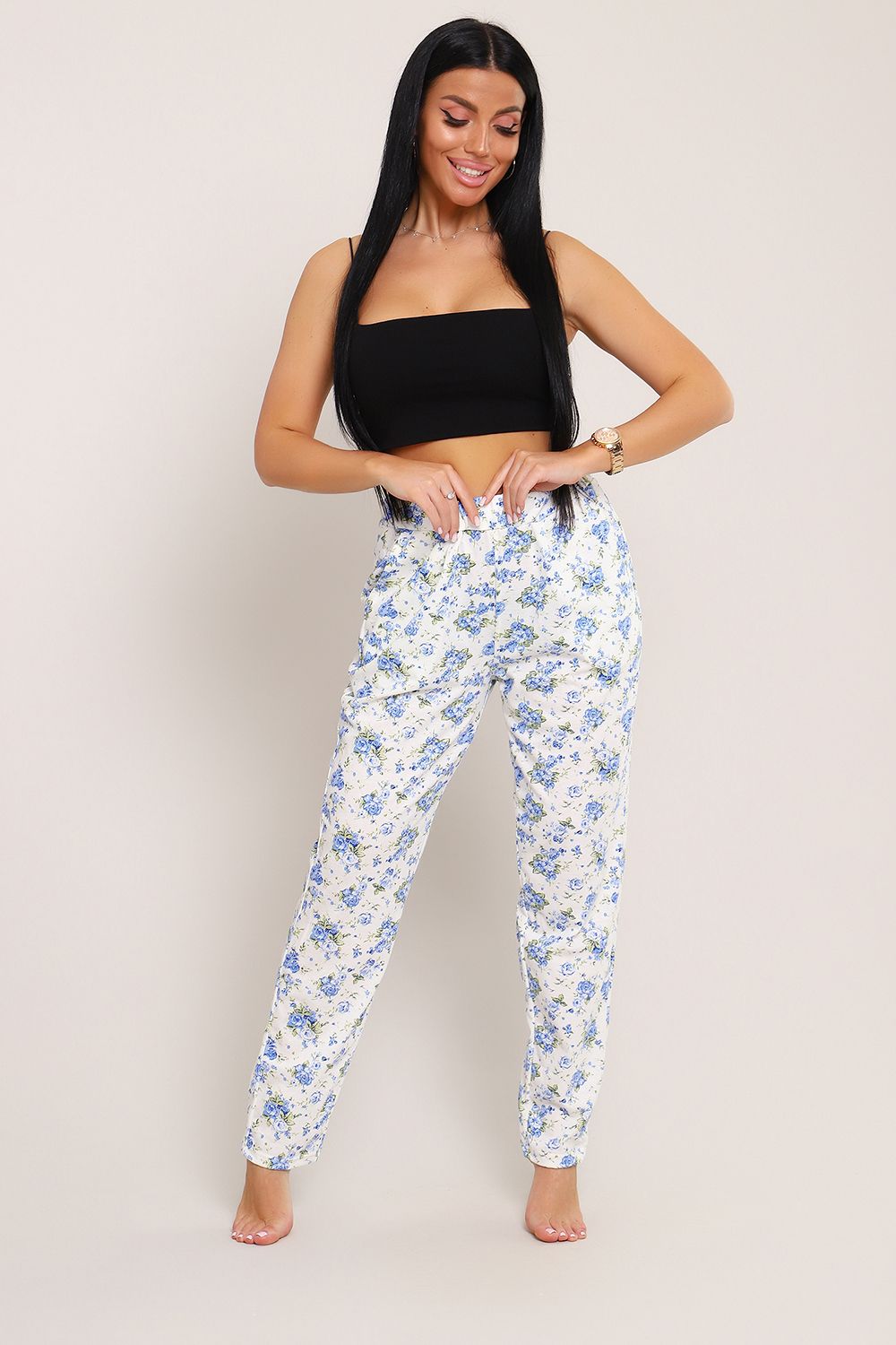 Брюки 80042 - букет