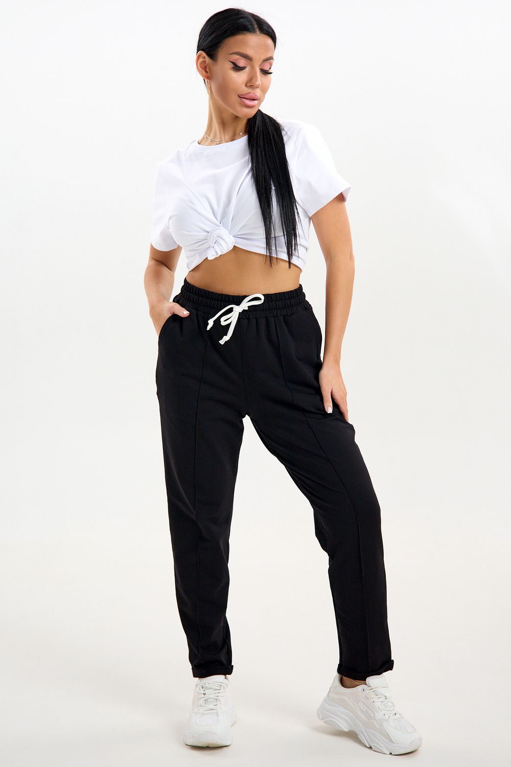 Брюки женские 46664 - черный