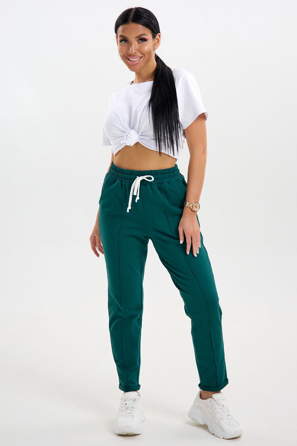 Брюки женские 46664 - петроль