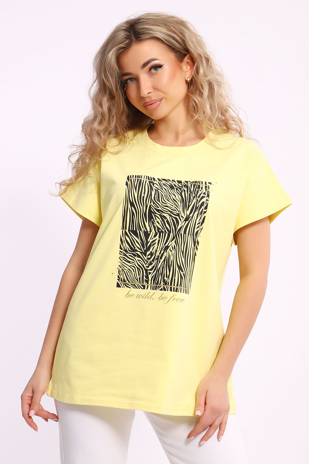 Футболка ДФУ-1047 - желтый