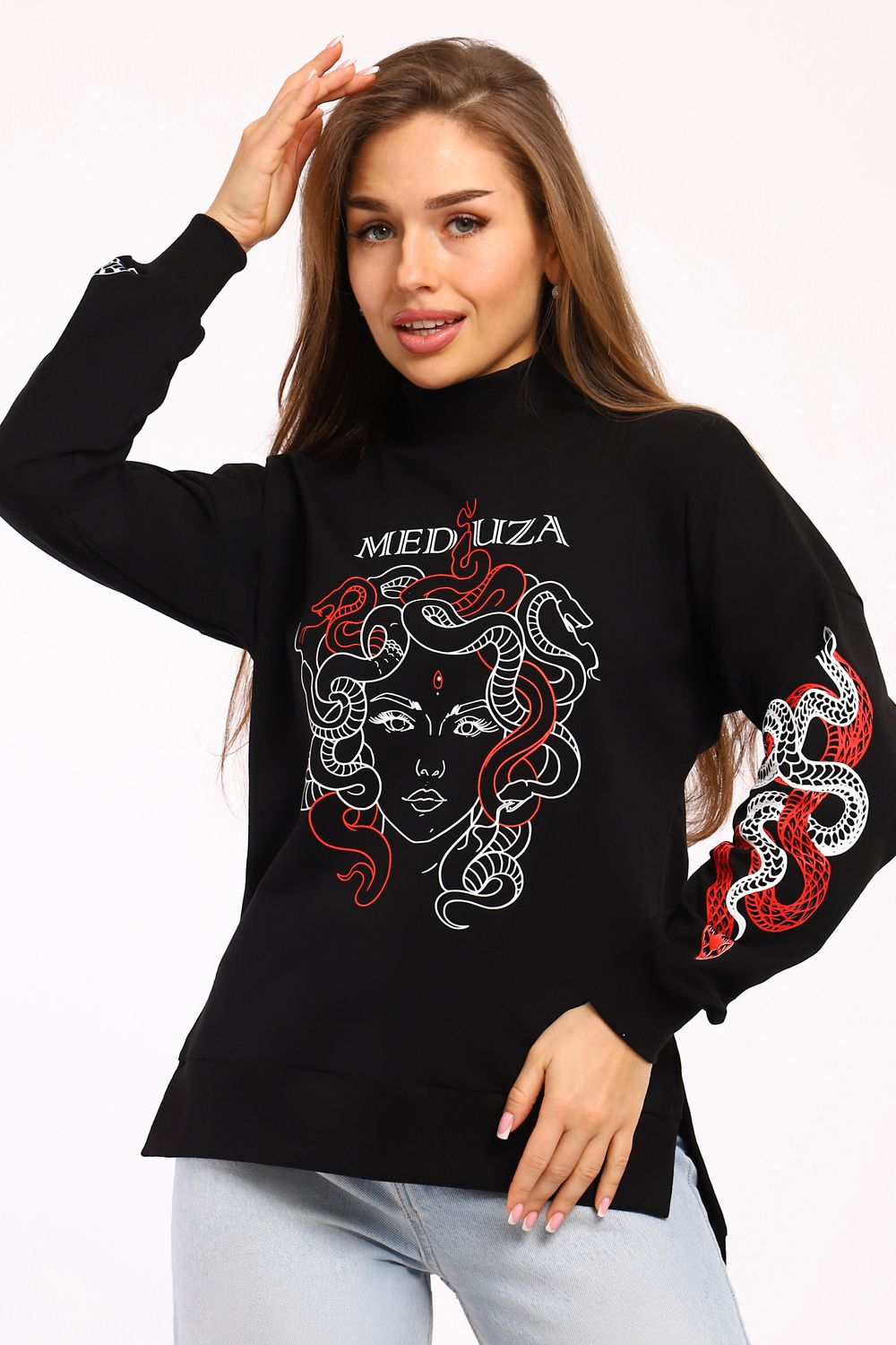 Толстовка женская 88527 - черный