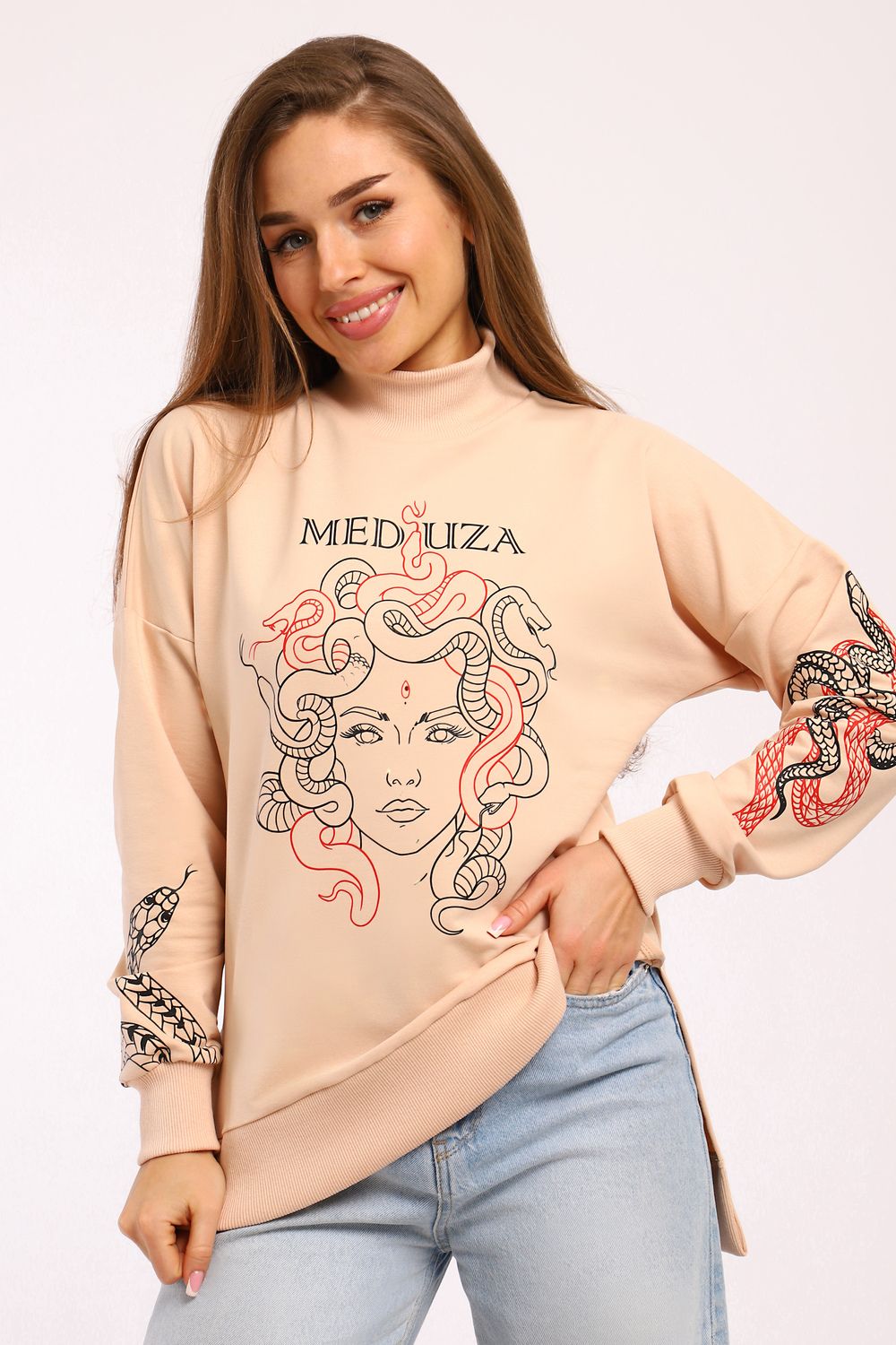 Толстовка женская 88527 - песок