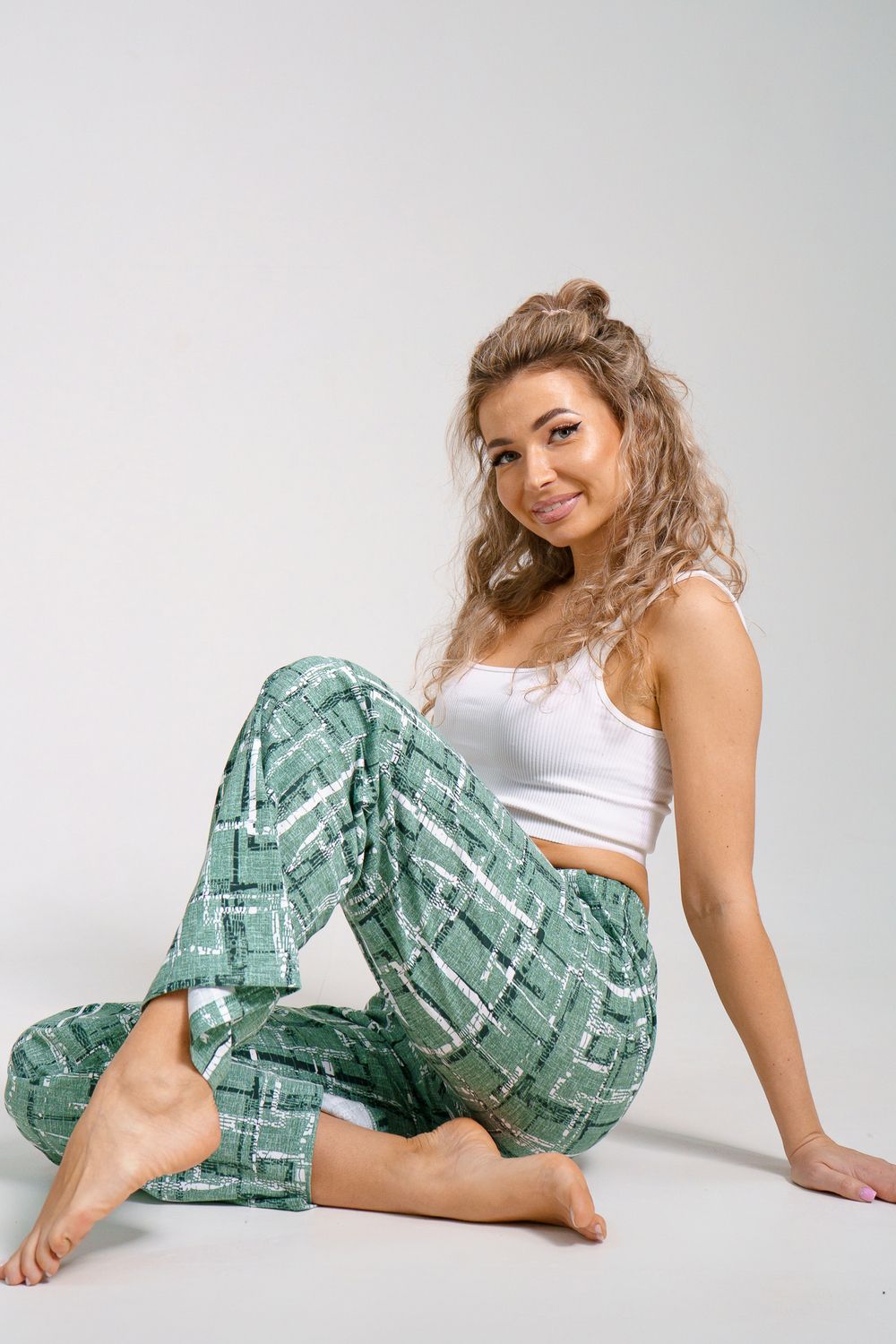 Брюки 36940 - зеленый