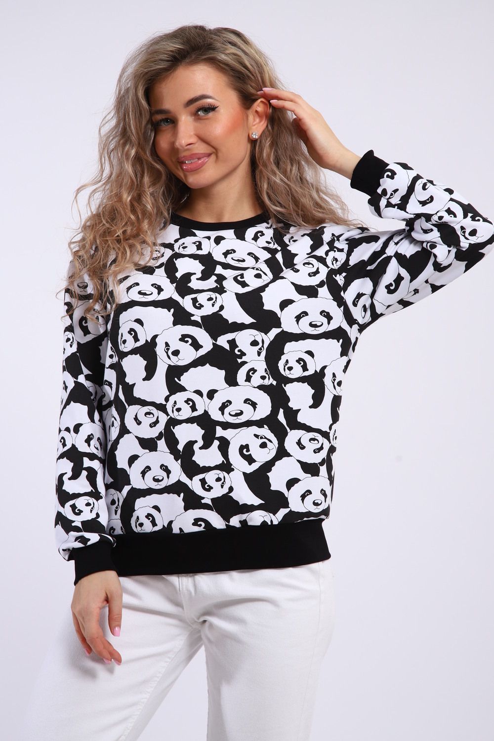 Свитшот женский арт. СФ-03-105 - панды