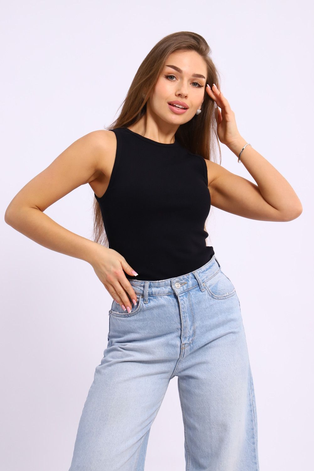 Майка МЖ0030А - черный