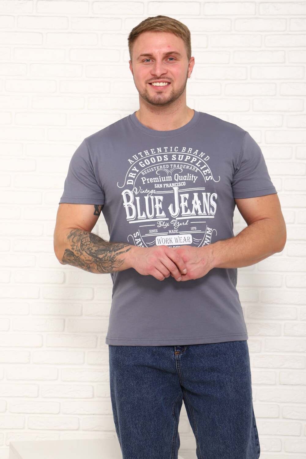 Футболка мужская 20516 - графит