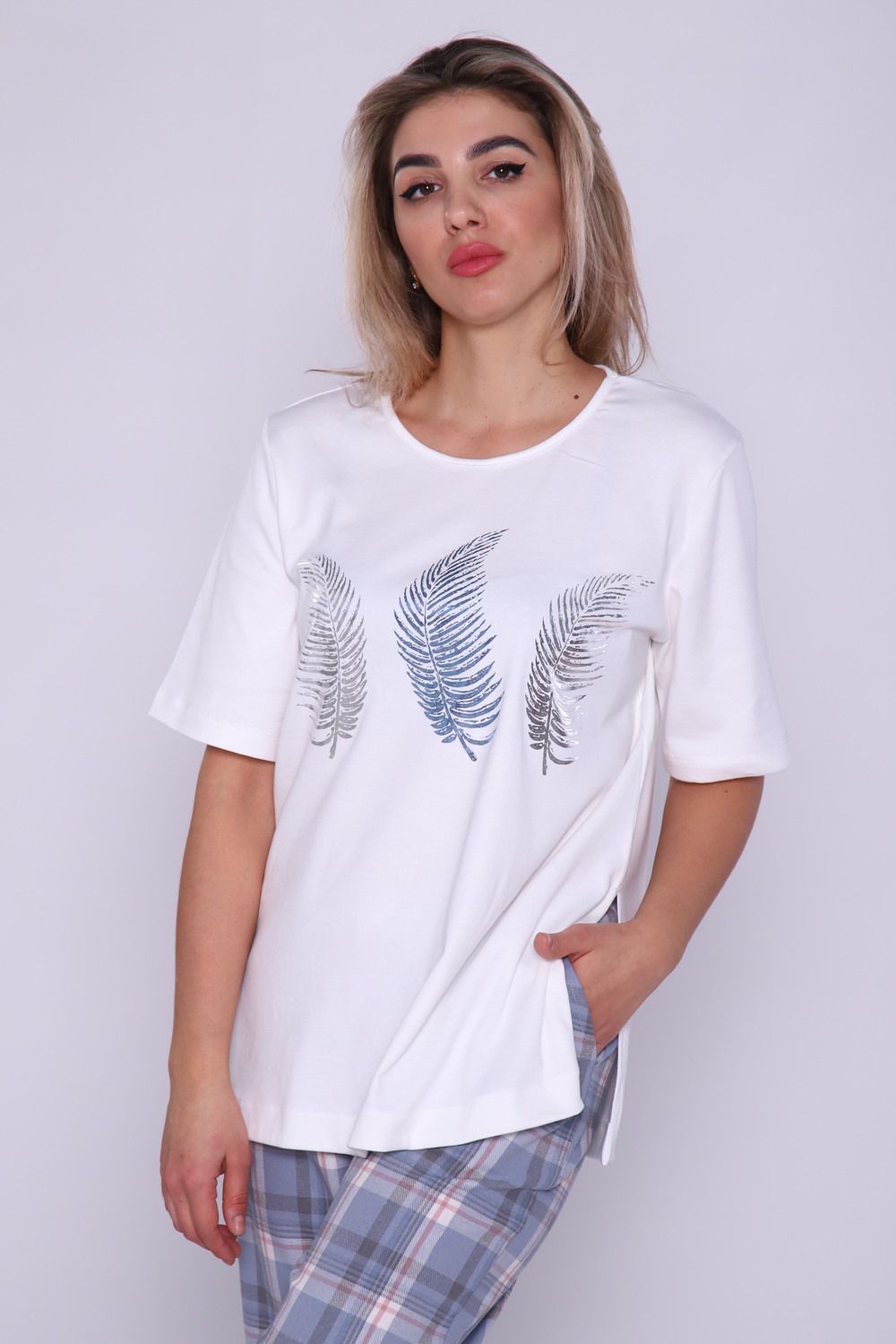 Футболка женская белая 97 - белый