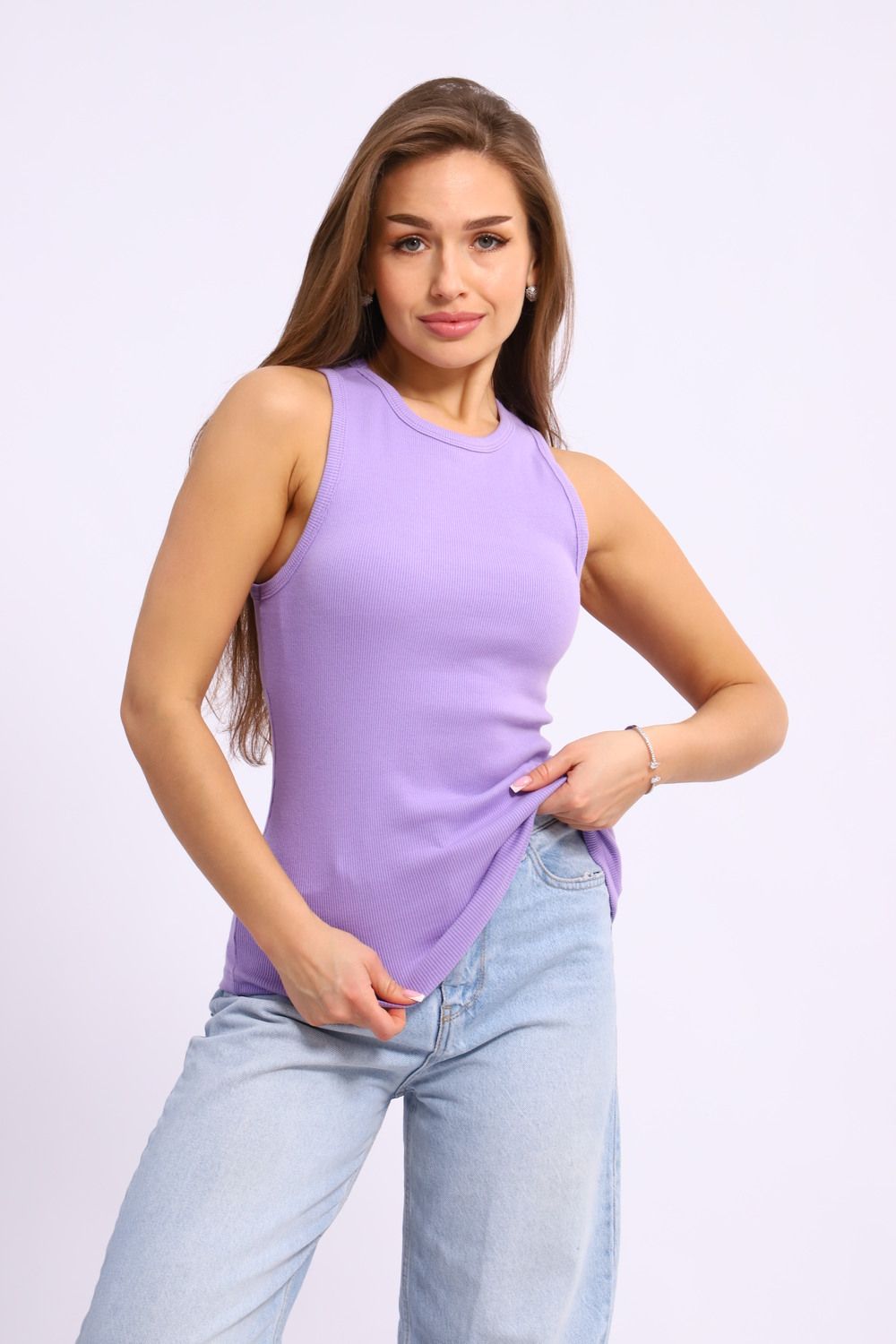 Майка МЖ0030А - сиреневый