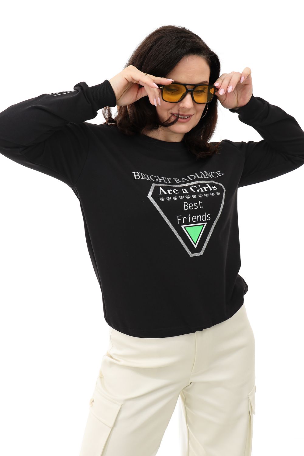 Свитшот 75001 - черный