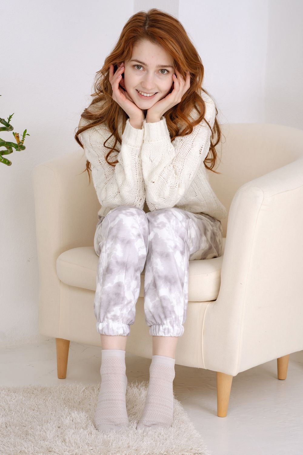 Носки женские Мережка (набор 2 пары) - белый