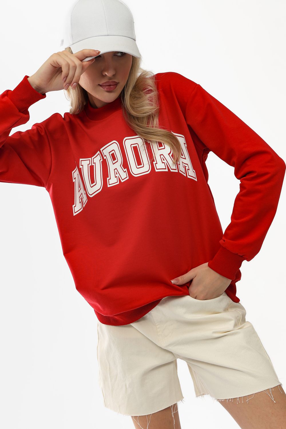 Свитшот 75002 - красный