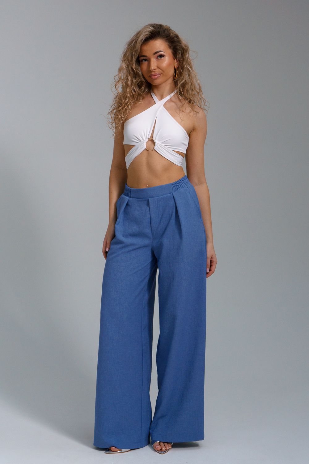 Брюки 53024 - джинс светлый