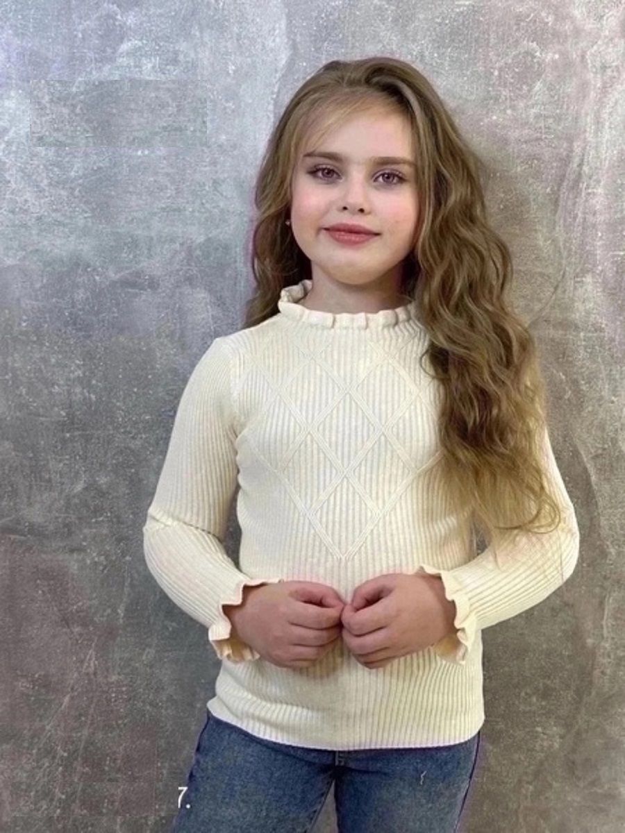 Водолазка 60121 - молочный