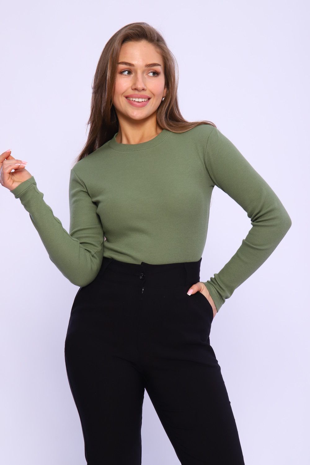 Футболка женская ФЖ0035Б - хаки