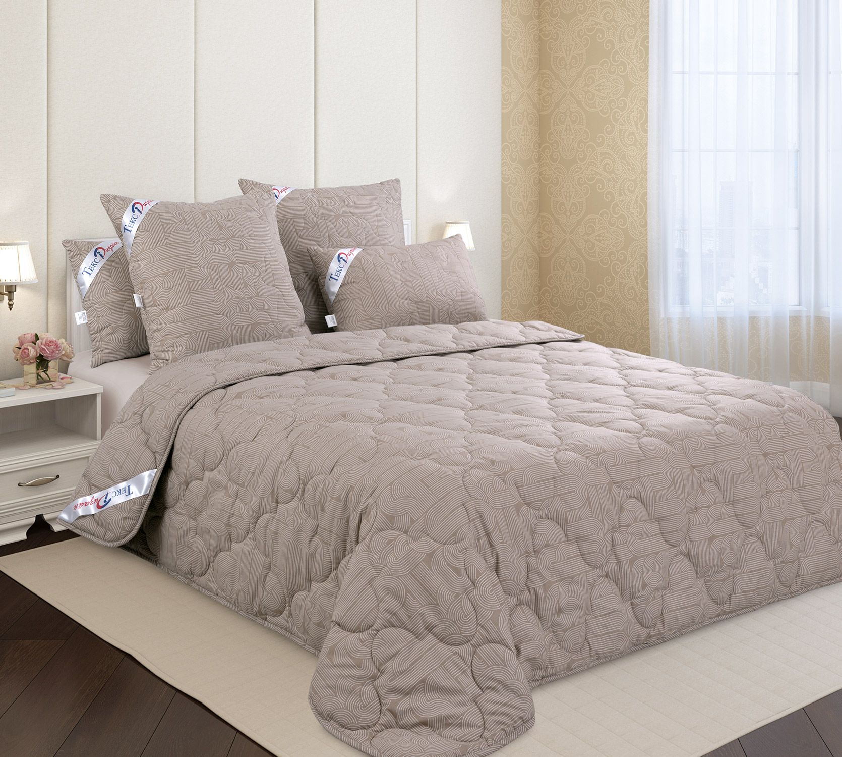 Барбара компаньон 1 Одеяло Лен-Хлопок 300 г, перкаль