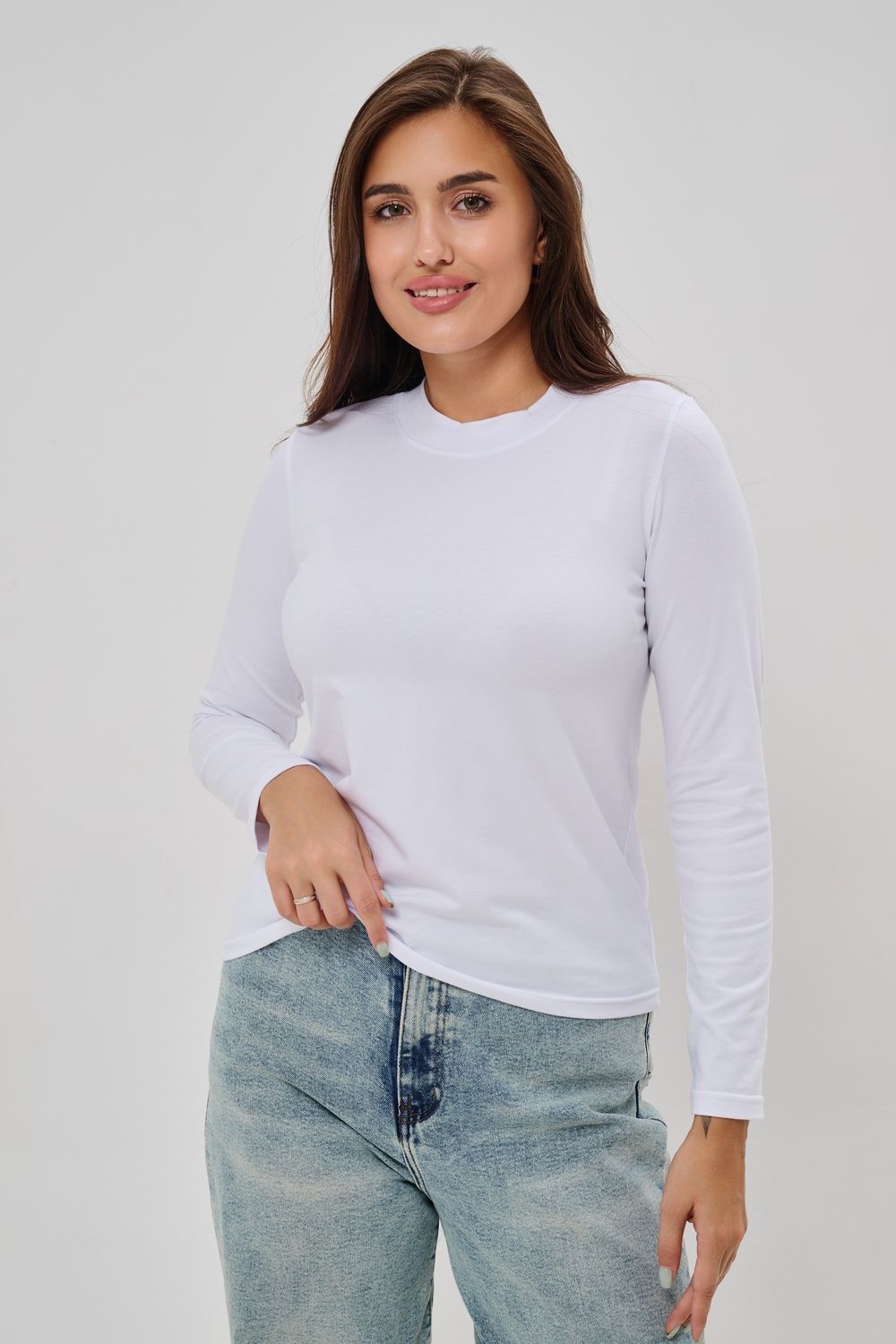 Лонгслив женский 88539 - белый