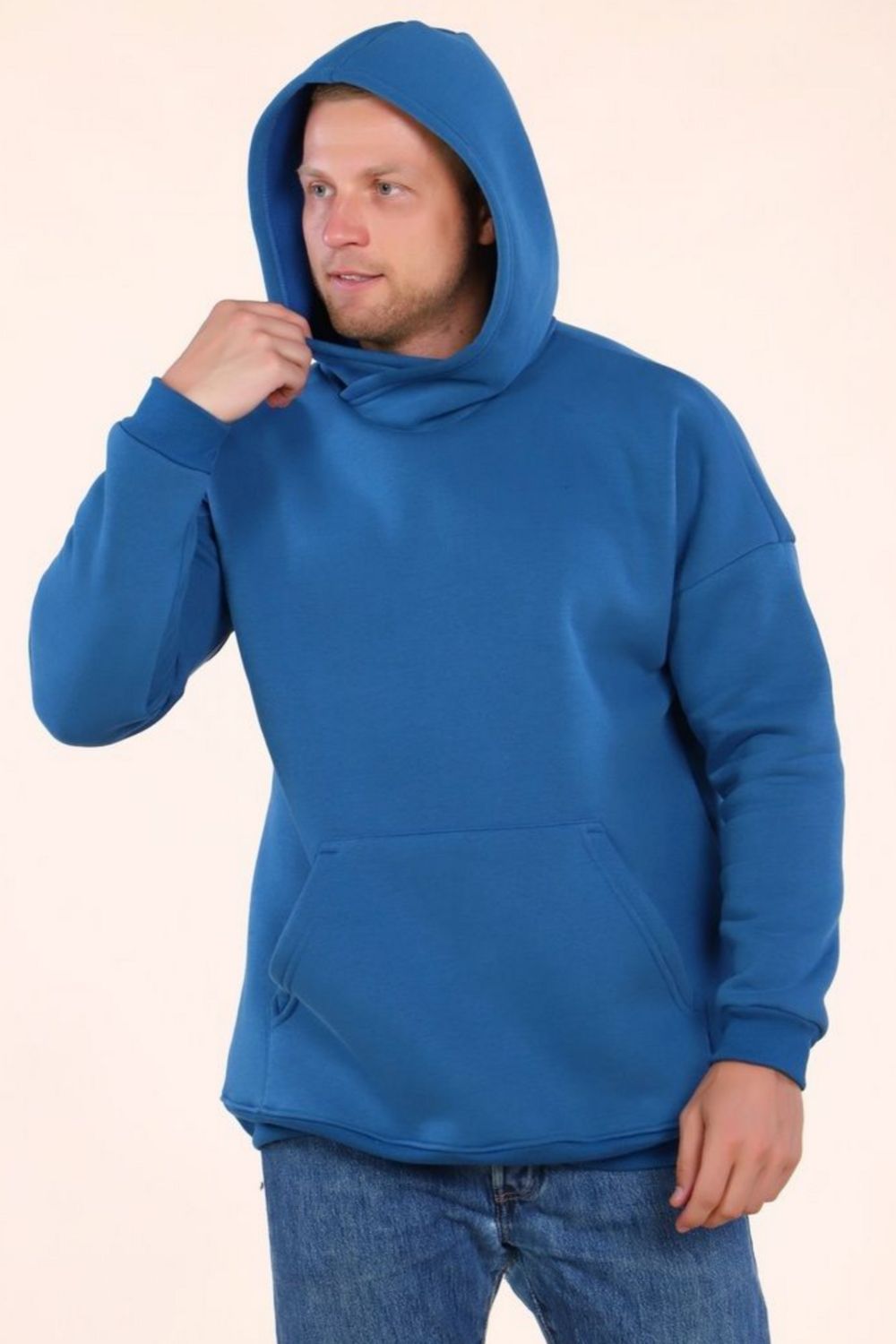 898 Худи с начесом Rocky - индиго