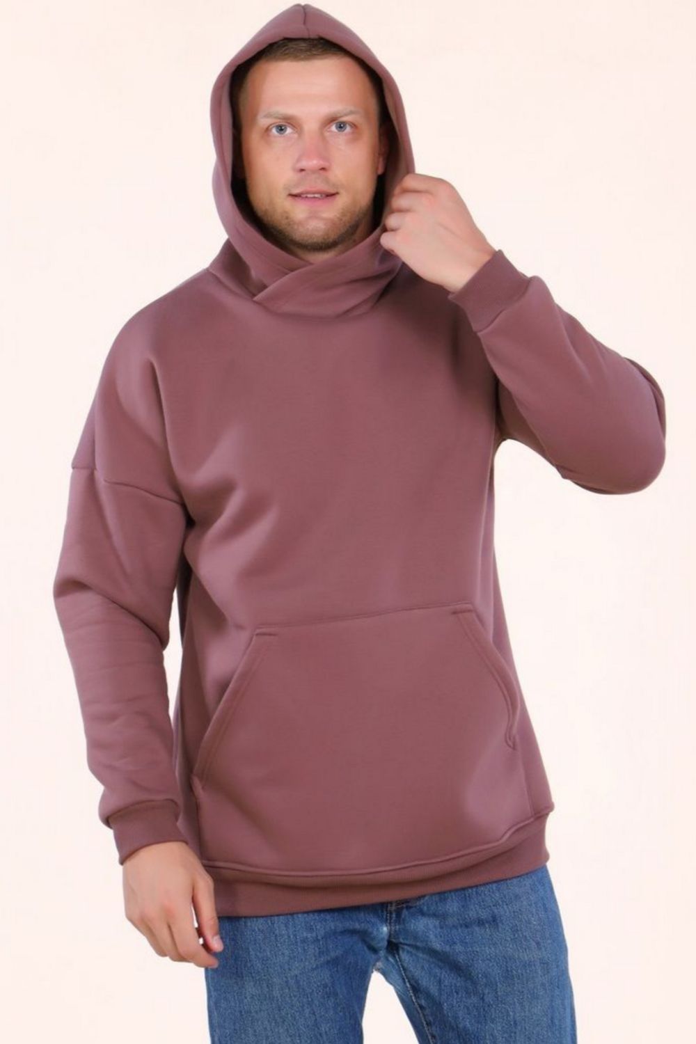 898 Худи с начесом Rocky - шоколад