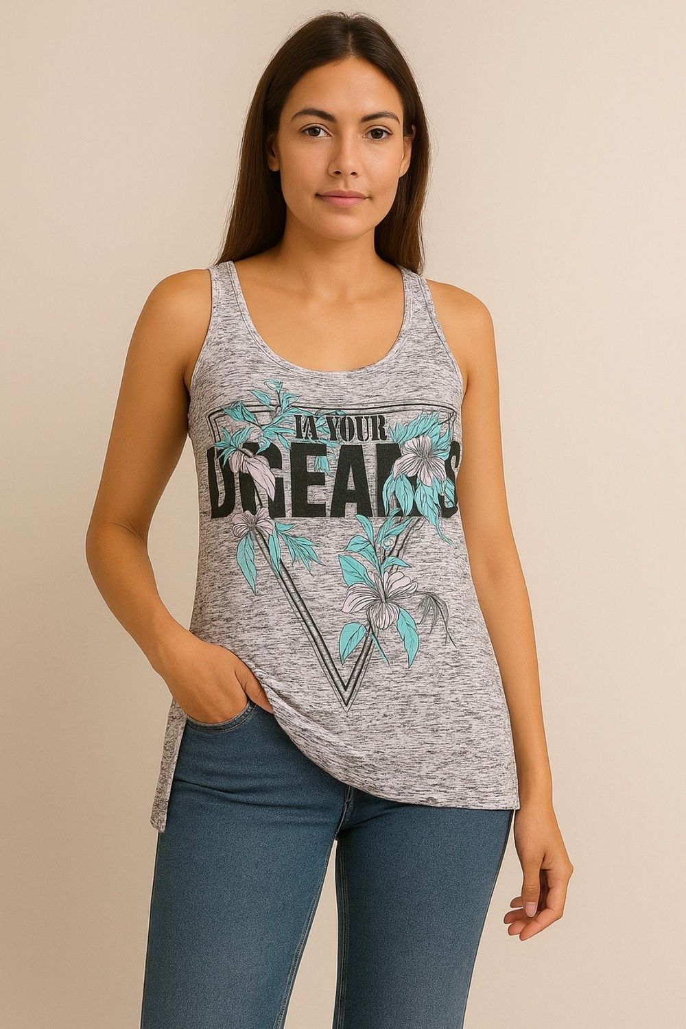 Майка женская без рукавов 86 - розовый