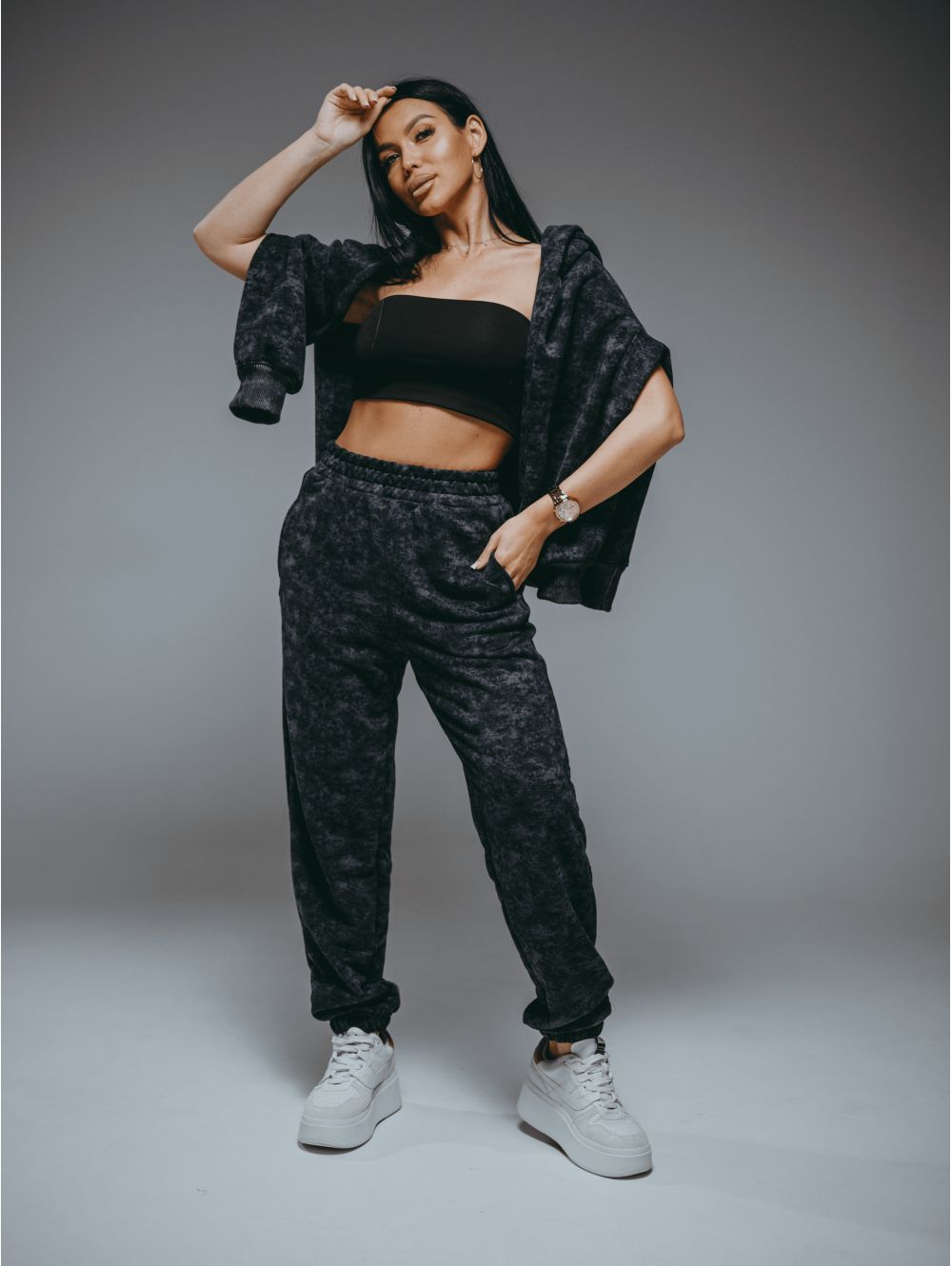 Стиль брюки женские (серый варенка)