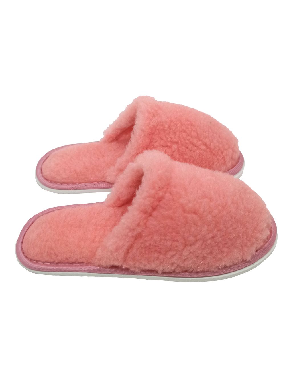 Тапочки домашние меховые С-6НШ/Тверь(ж)-МР - персик/персиковый