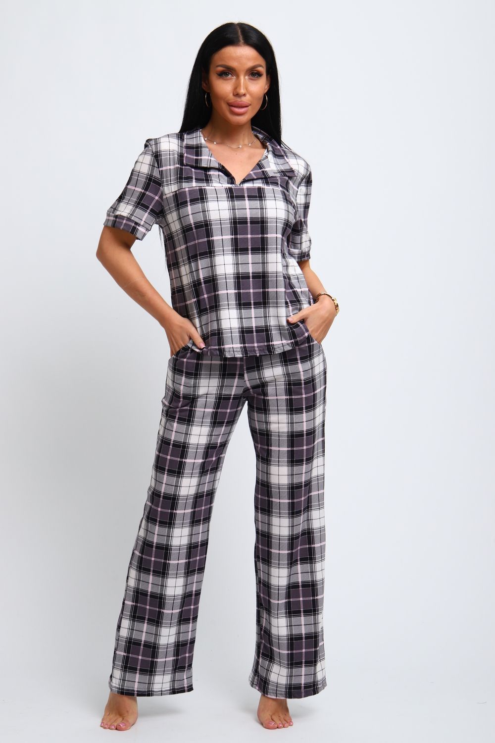 Пижама женская 306 - серый Пижама женская 306 - серый