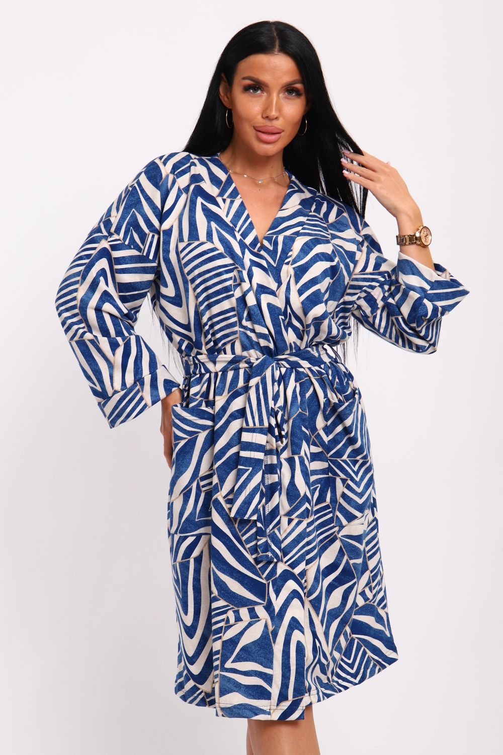 Халат женский 272 - синий