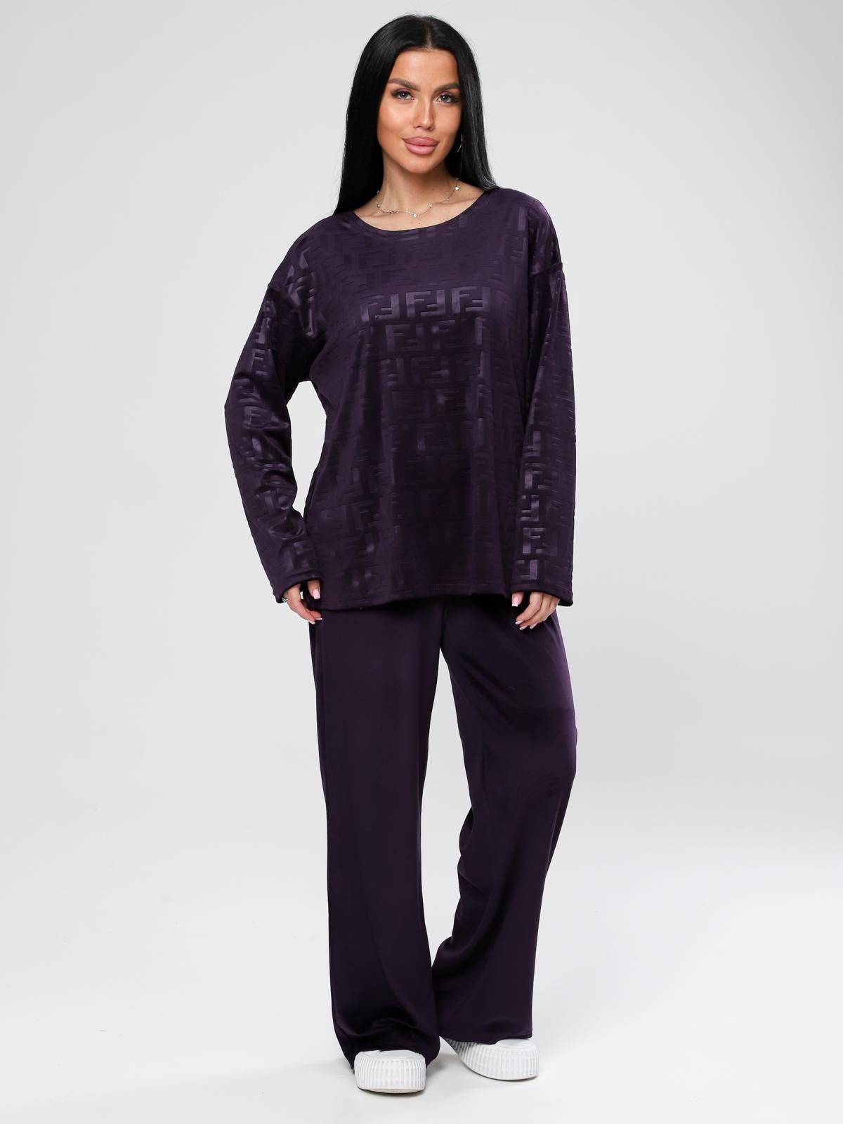 Чарлот-Жаккард - костюм сливовый Чарлот-Жаккард - костюм сливовый