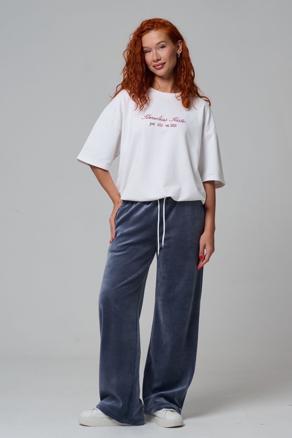 67190 брюки женские - темно-серый