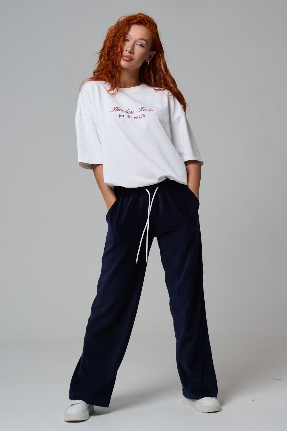 67190 брюки женские - темно-синий