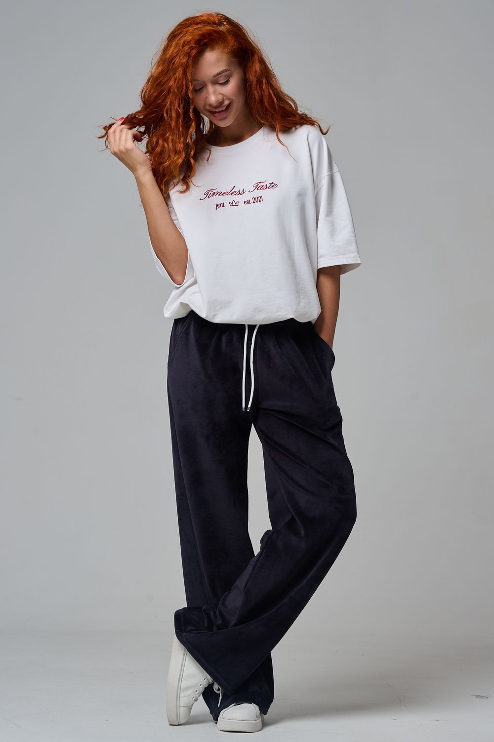 67190 брюки женские - графит