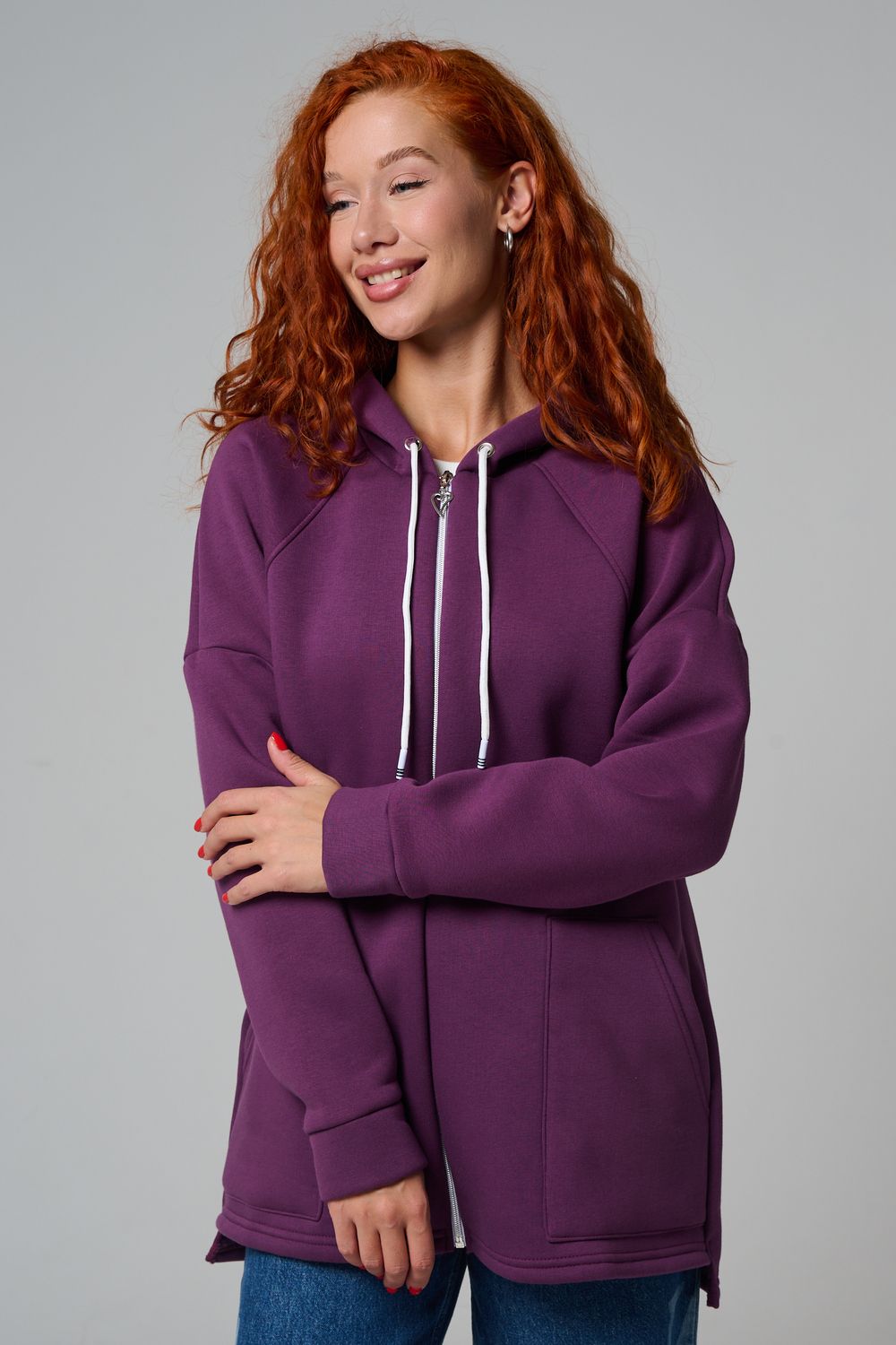 Толстовка 8297 - сливовый