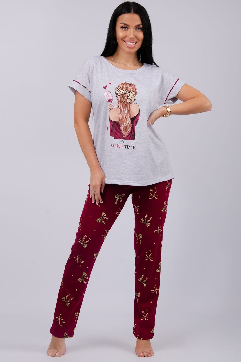 Пижама Мореллино 2 - светло-серый меланж Пижама Мореллино 2 - светло-серый меланж